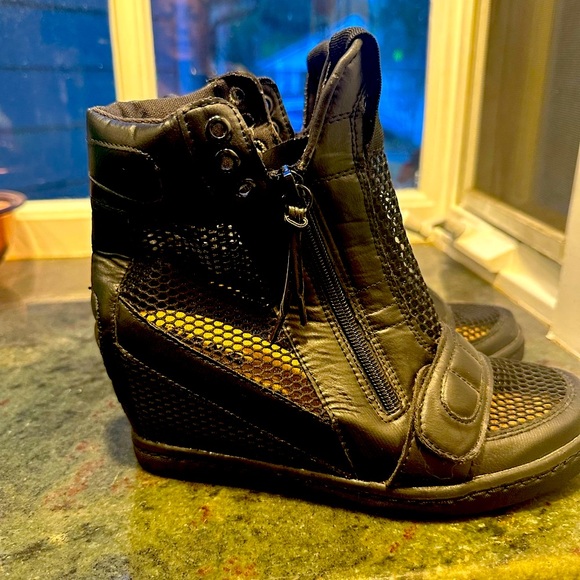 Alexander Wang mesh wedges sneakers booties nwot - Picture 5 of 10